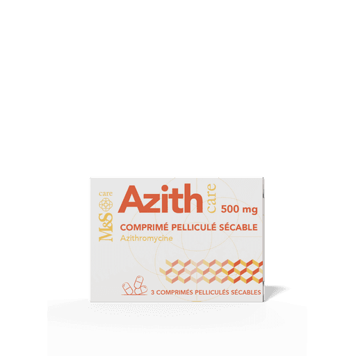Boîte de AzithCare 500mg M&S Care