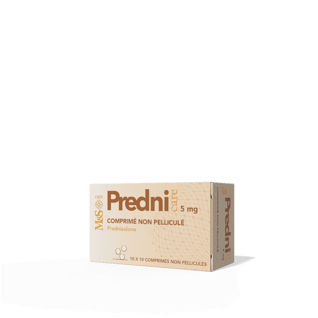 Boîte de PredniCare 5mg M&S Care