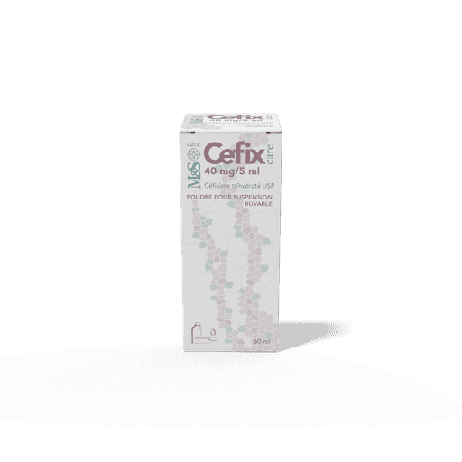 Boîte de CefixCare 40mg/5ml M&S Care