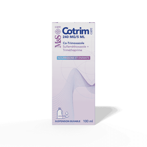 Boîte de CotrimCare 240mg/5ml M&S Care