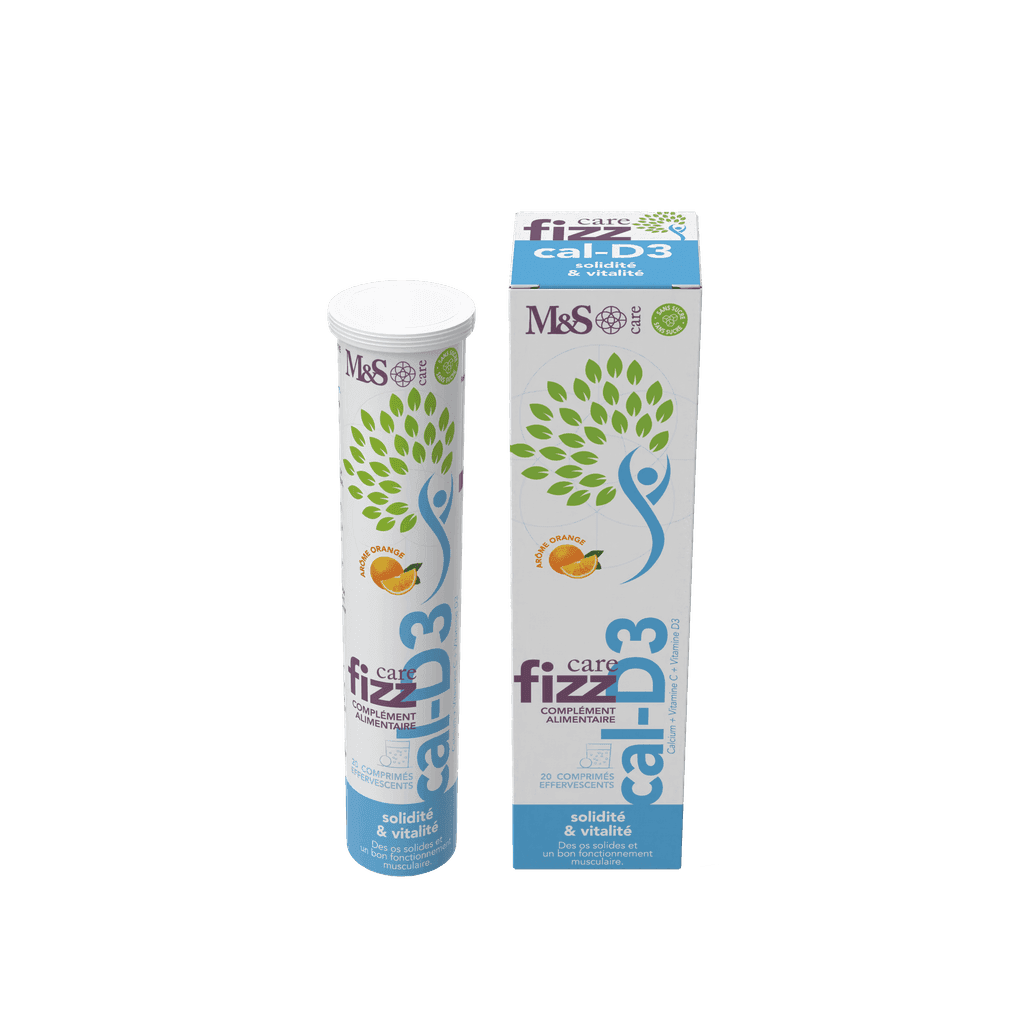 Boîte de FizzCare Cal - D3 M&S Care