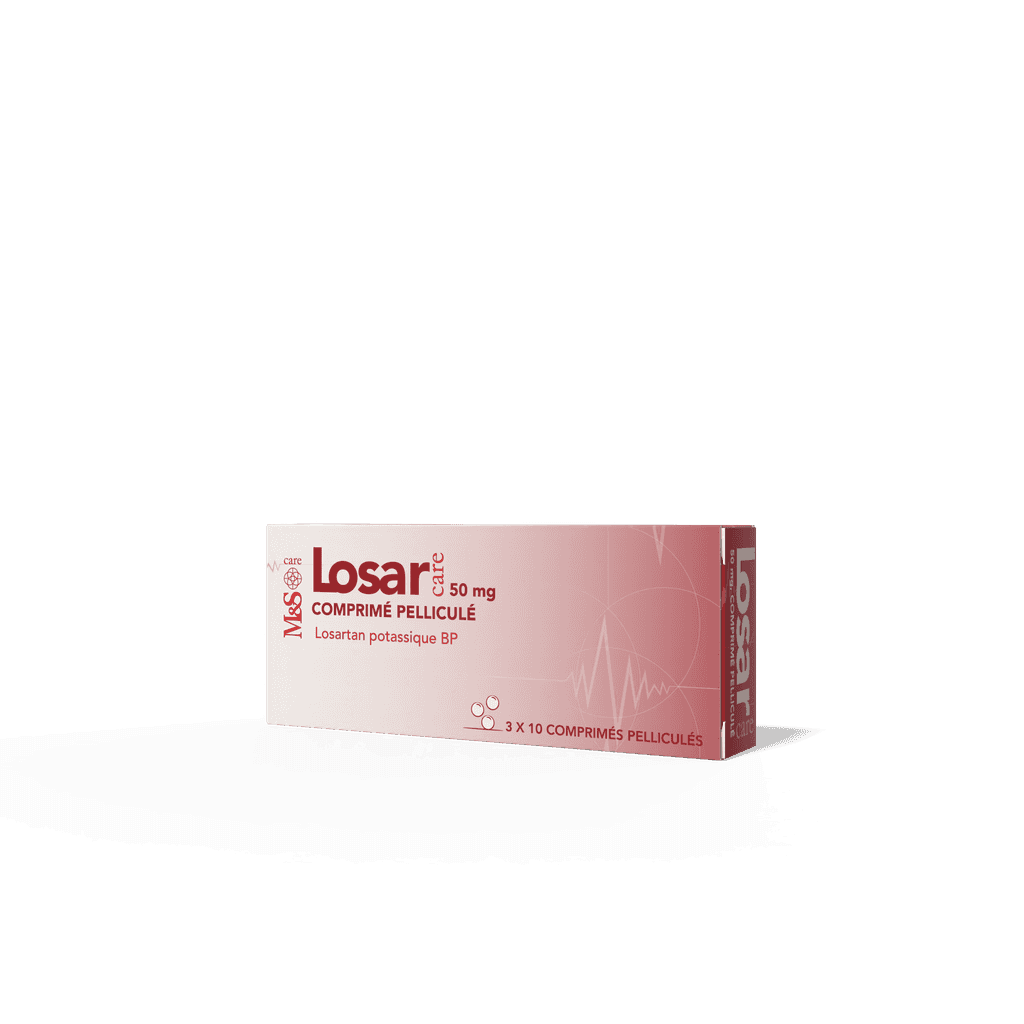 Boîte de LosarCare 50mg M&S Care